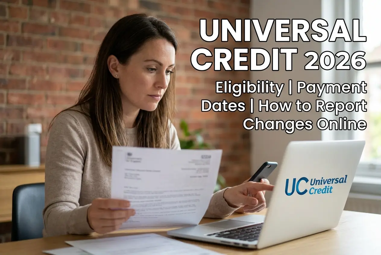 Mulher analisando documentos de crédito Universal 2026